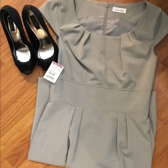 Calvin Klein Dresses & Skirts - New Calvin Klein Grey Dress